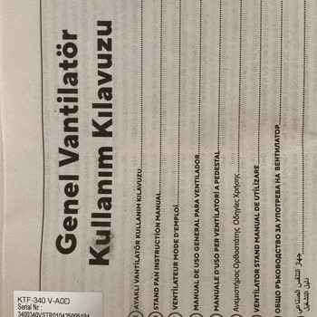 Aldığım Kumtel Vantilatör Sürekli Sorun Çıkarıyor