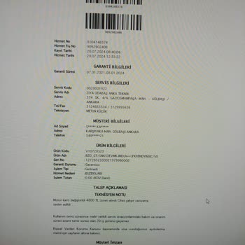 Sürekli Arızalanan Vestel Buzdolabımın Değişimini Talep Ediyorum