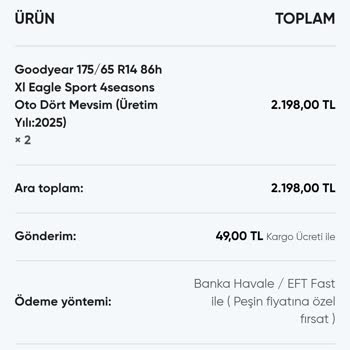 Sipariş Verdiğim Lastikler Teslim Edilmedi Firma İletişime Geçmiyor