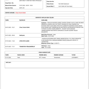 Yetkili Servis Olmadıkları Halde Yüksek Ücret Alıp Mağdur Ettiler