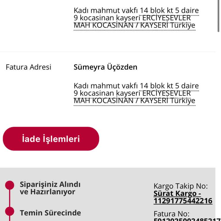 Sürat Kargo Şubeleri Arasındaki Aktarma Sorunu Ve Sürekli Mağduriyet