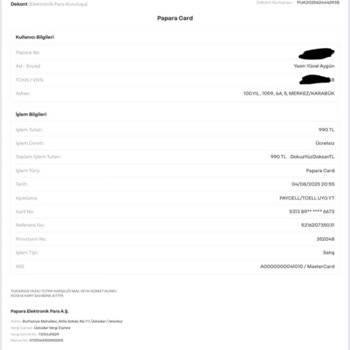 Satın Aldığım Hatlar Teslim Edilmedi, Ödeme Görülmüyor Ve İade Yapılmıyor