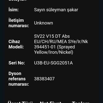 Dyson V15 İçin Yedek Parça Bekleyişi Mağduriyet Yaratıyor