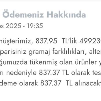 Eksik Teslim Edilen Ürünün Ücret İadesi Ve Müşteri Hizmetlerine Ulaşamama Sorunu