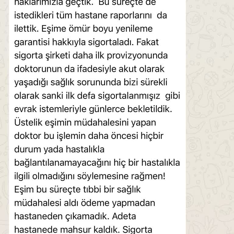 Acil Durumda Sağlık Sigortası Provizyonunda Yaşanan Mağduriyet