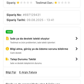 Siparişimde Hasarlı Ürünler Ve Yetersiz Müşteri Hizmeti Deneyimi