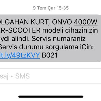 Scooter Arızası Sonrası 5 Haftadır Teslim Edilmeyen Cihaz Ve İlgisiz Müşteri Hizmetleri