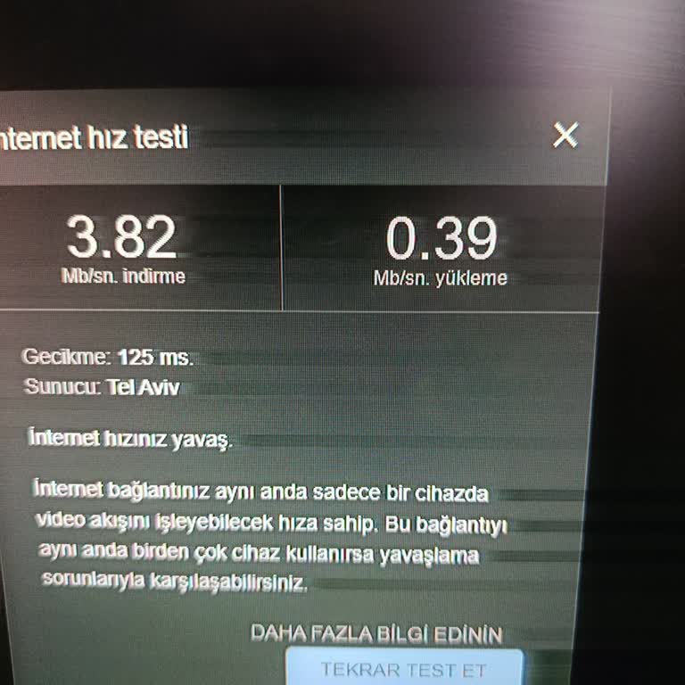 6 Aydır Çözülemeyen İnternet Hız Sorunu Ve İlgisiz Müşteri Hizmeti