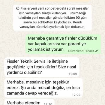 Fissler Düdüklü Tencere Arızası Üç Haftadır Çözülmüyor Ve Sürekli Oyalandım