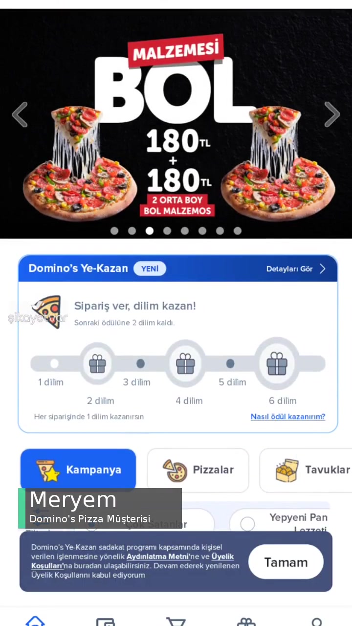 Domino's Pizza Hediye Pizza Sorunu videonun kapak resmi