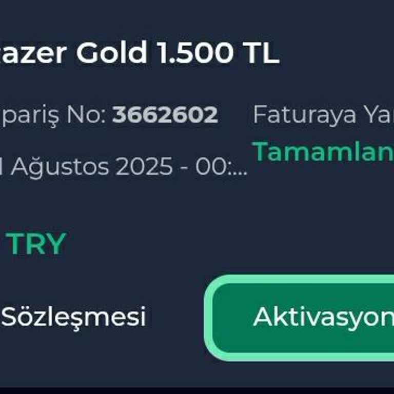 Satın Aldığım Razer Gold Pin Kodu Kullanılmış Çıktı Ve Çözüm Alamıyorum