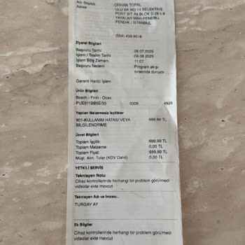 Bosch Ocakta Bitmeyen Arıza Ve İlgisiz Servis Mağduriyeti