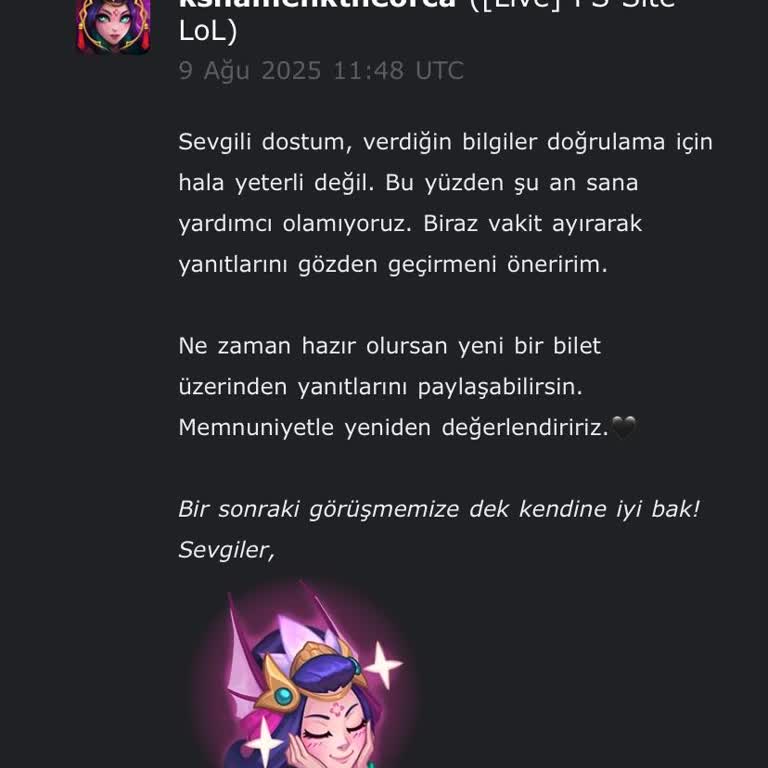 Yıllardır Kullandığım League Hesabıma Erişemiyorum Doğrulama Kodu Gelmiyor
