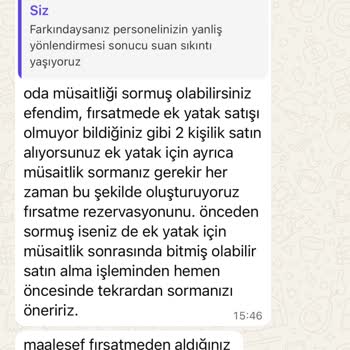 Rezervasyon Onayı Sonrası Oda Sağlanmadı, Mağduriyet Yaşadım