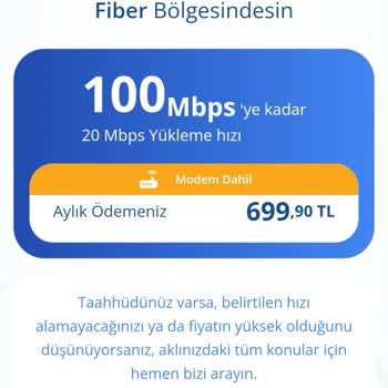 Gigafiber Altyapı Sorunu Ve Uzayan Modem Aktivasyon Süreci Nedeniyle Hizmet Alamıyorum