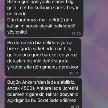 Kaza Sonrası İkame Araç Ve Sigorta Sürecinde Yaşanan Mağduriyet