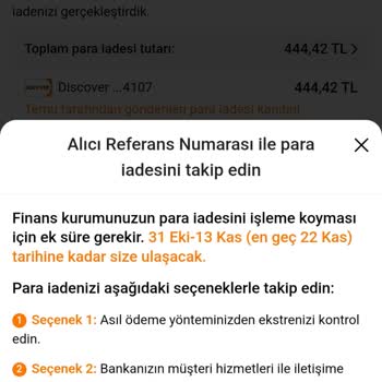 Temu Ve Ziraat Bankası Arasında Kaybolan İade Paramı Geri İstiyorum