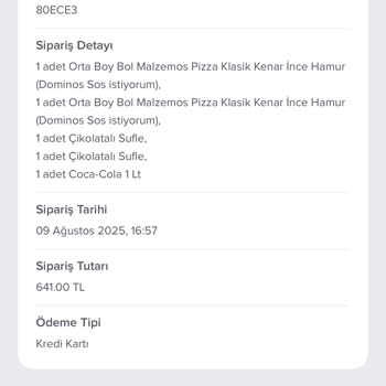Domino's Uygulamasında Kampanya Hatası Ve İptal Talebimin Reddedilmesi
