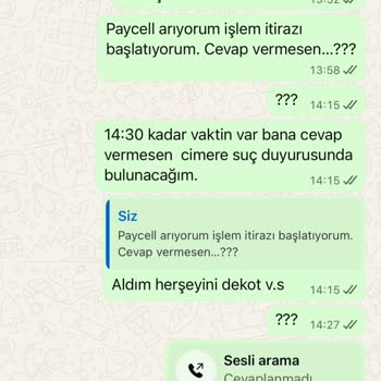 Sipariş Sonrası Ödeme Alındı Ürün Gönderilmedi İletişim Tamamen Kesildi