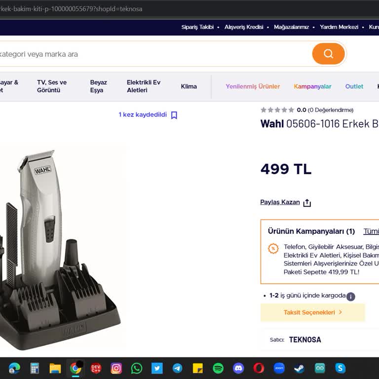 Teknosa Mağazasında İnternet Ve Mağaza Fiyat Farkı Mağduriyeti