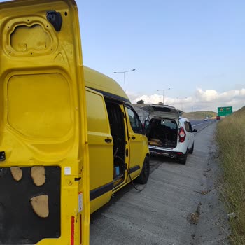 Kuzey Marmara Otoyolu'nda Mazgal Sorunu Nedeniyle Teker Patladı, Maddi Zarara Uğradım