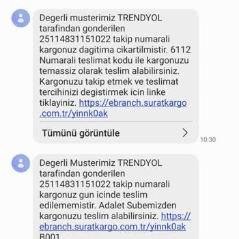 Sürat Kargo Teslimat Yapılmadan Kargomu İade Etti Mağdur Oldum