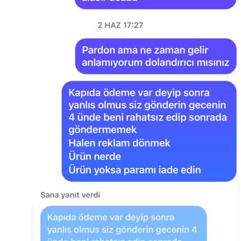 Kapıda Ödeme Vaadiyle Yanıltıldım, Paramı Geri Alamıyorum