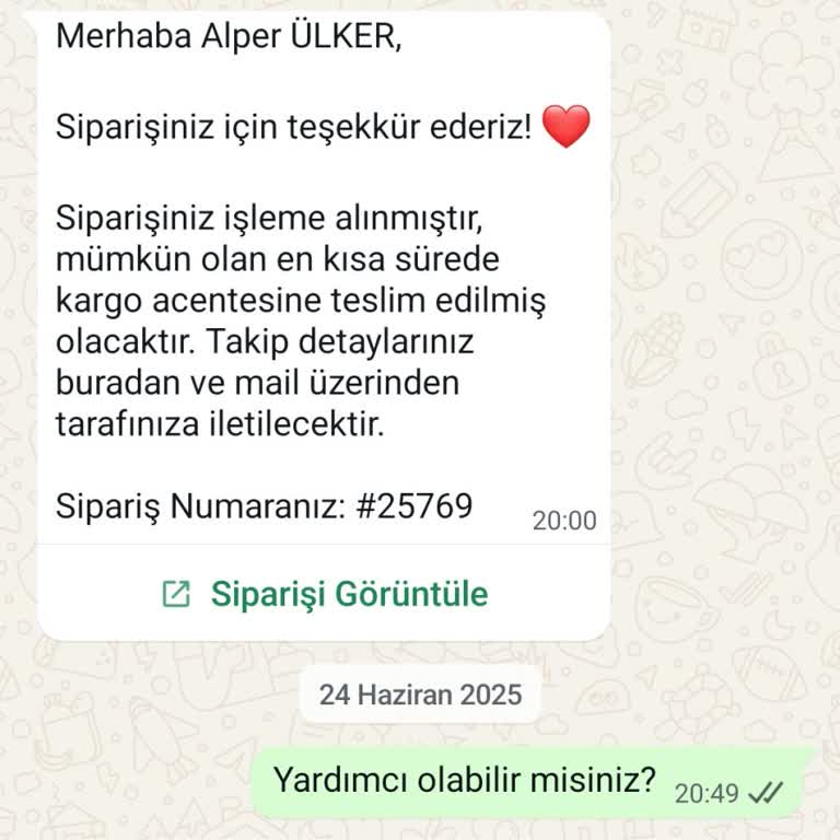 Teslim Edilmeyen Termos Siparişi Ve İade Sorunu