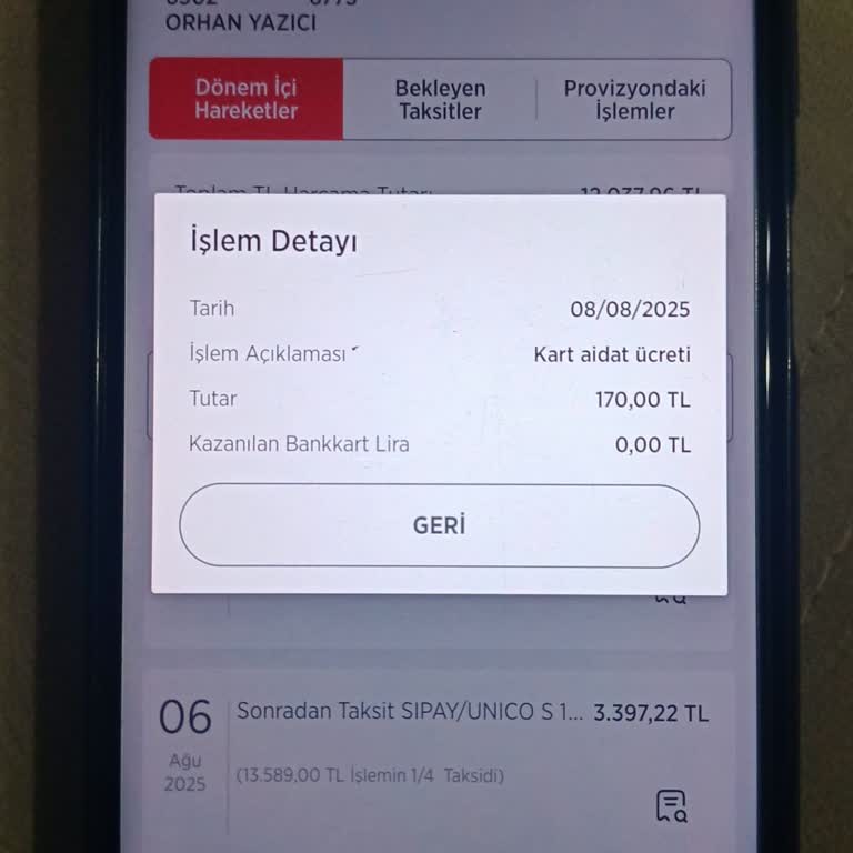 Aidat İadesi Sözüne Rağmen Tekrar Ücret Kesildi, Mağduriyet Yaşıyorum