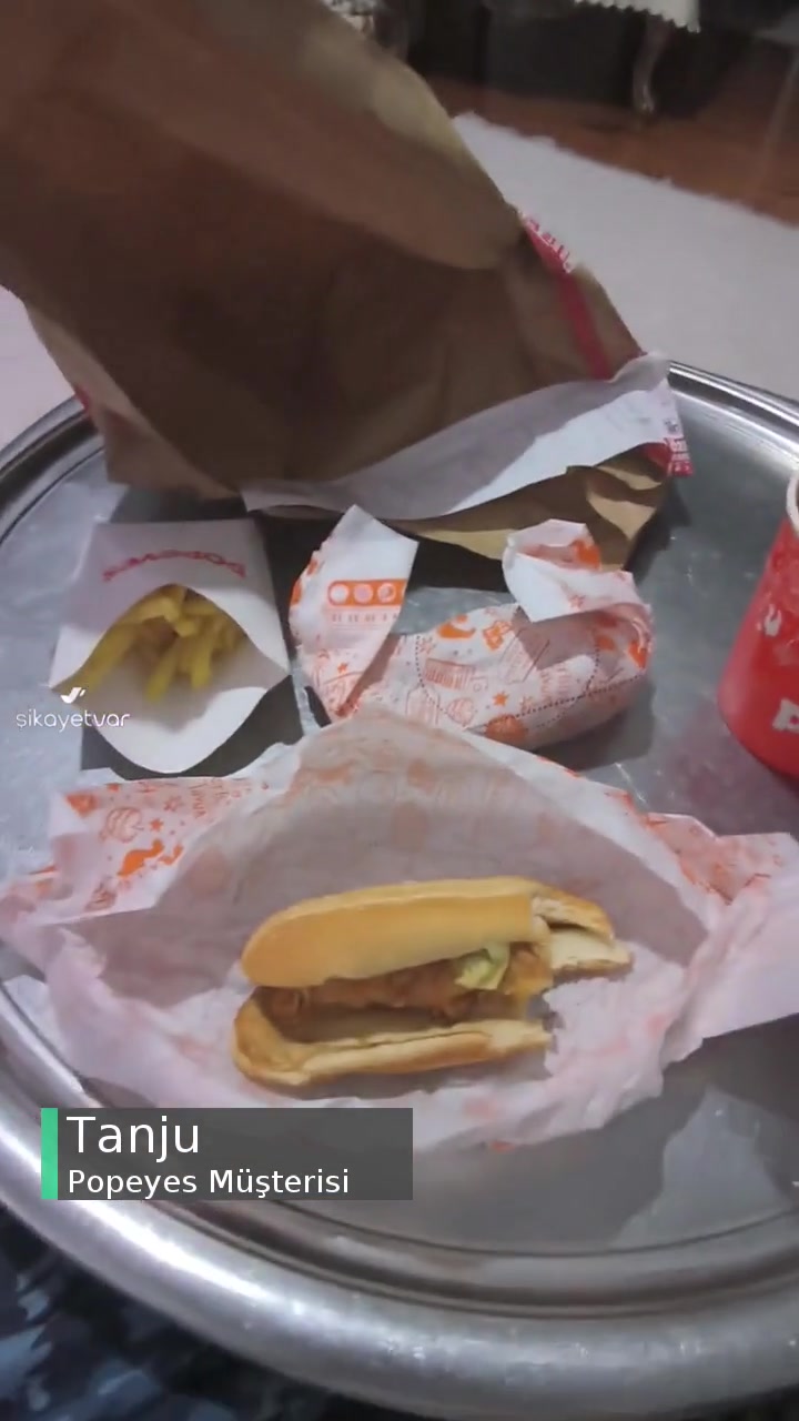 Popeyes Eksik Ürün, Fahiş Fiyat, Ürünün Anında İptali Yapılmıyor! videonun kapak resmi