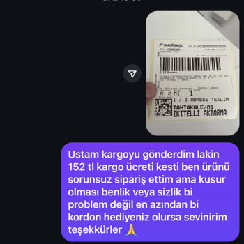 Yanlış Ürün Ve İki Kez Kargo Ücreti Mağduriyeti