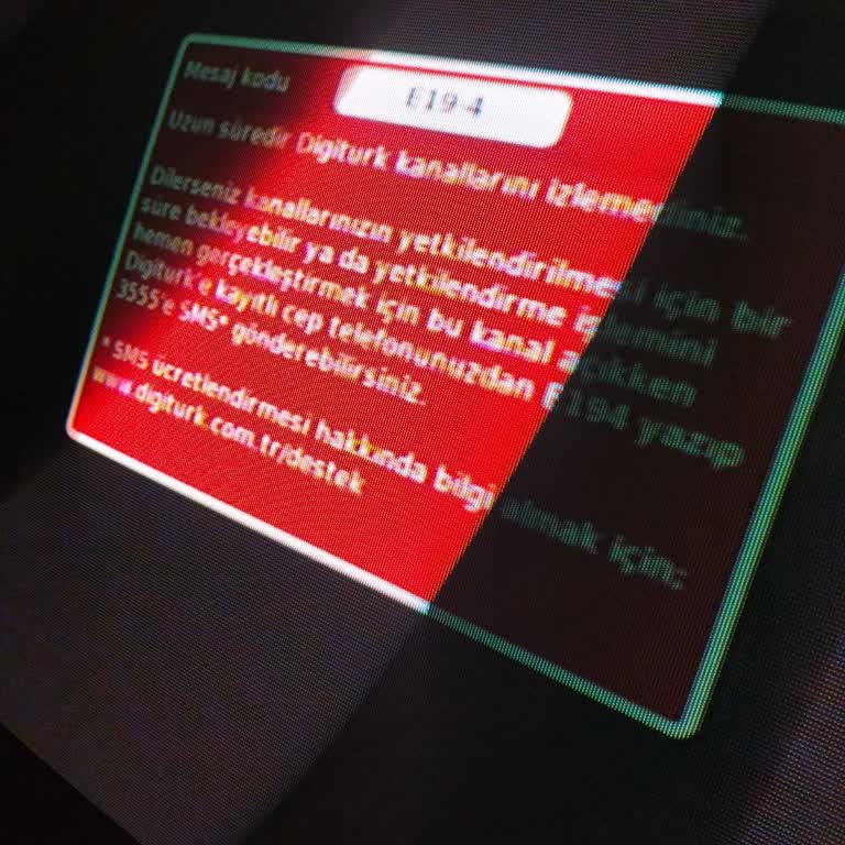 Digiturk TV Paketinde Sürekli Yayın Hatası Ve Ulaşılmaz Müşteri Hizmetleri