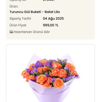 Sipariş Edilen Çiçeklerin Solmuş Ve Kalitesiz Gelmesi, Müşteri Hizmetlerinden Destek Alınamaması