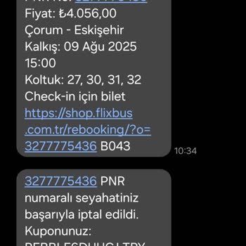 Yanlış Saatte Alınan Biletin İadesi Yapılmadı