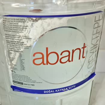 Abant Su Cam Damacana Hijyen Sorunu Ve Yetersiz Müşteri Desteği