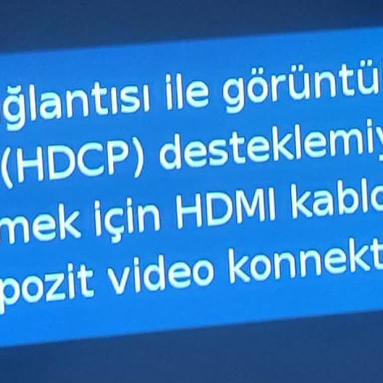 HDCP Hatası İçin Ücretli Servis Dayatması