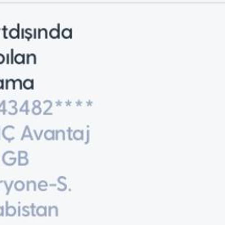 Faturada Hatalı Yurt Dışı Arama Ücreti Ve Fazla Tahsilat