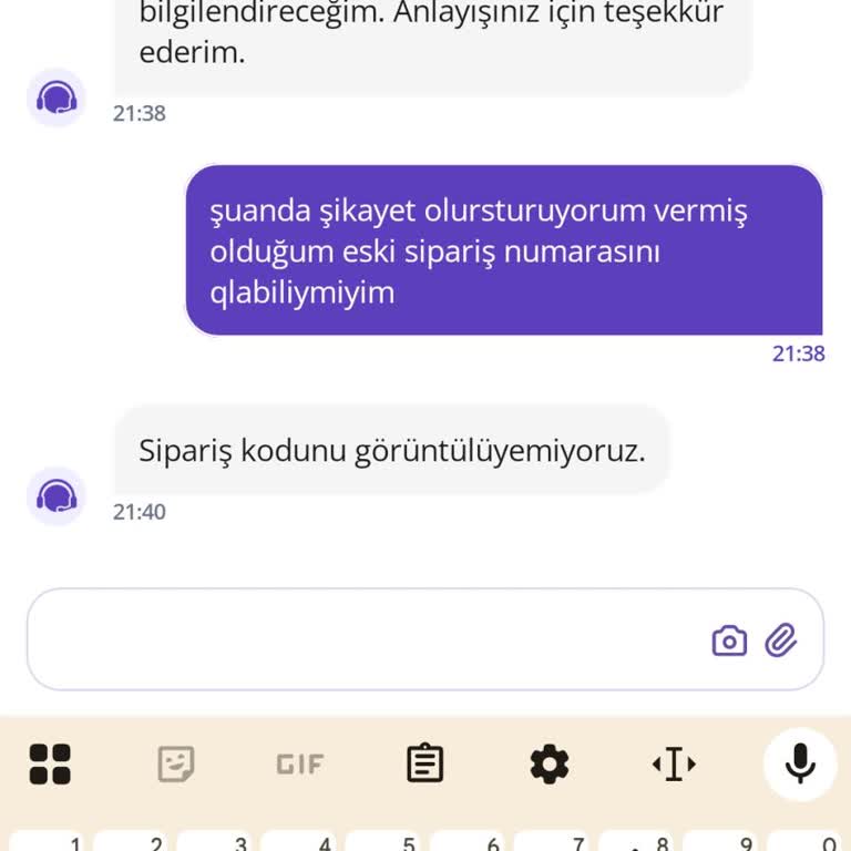 Getir Yemek Siparişim Teslim Edilmedi Ücret İadesi Yapılmadı