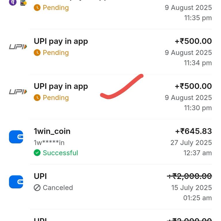 My 1win Deposit Not Received
