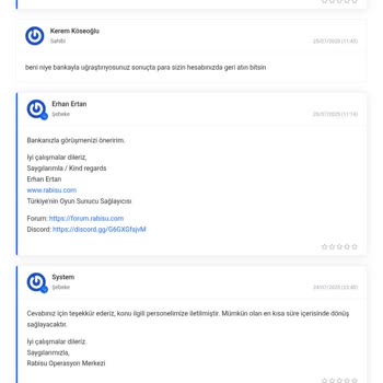 VDS Hizmeti İptal Edildi, İade 16 Gündür Hesabıma Ulaşmadı