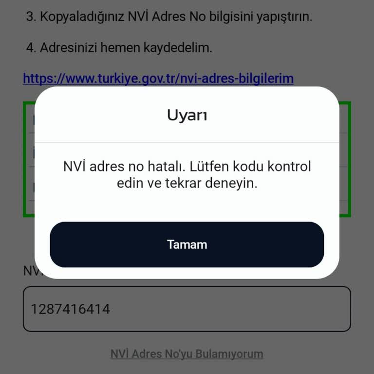 Payco Hesabında NVİ Kodu Hatası Ve Yetersiz Müşteri Desteği