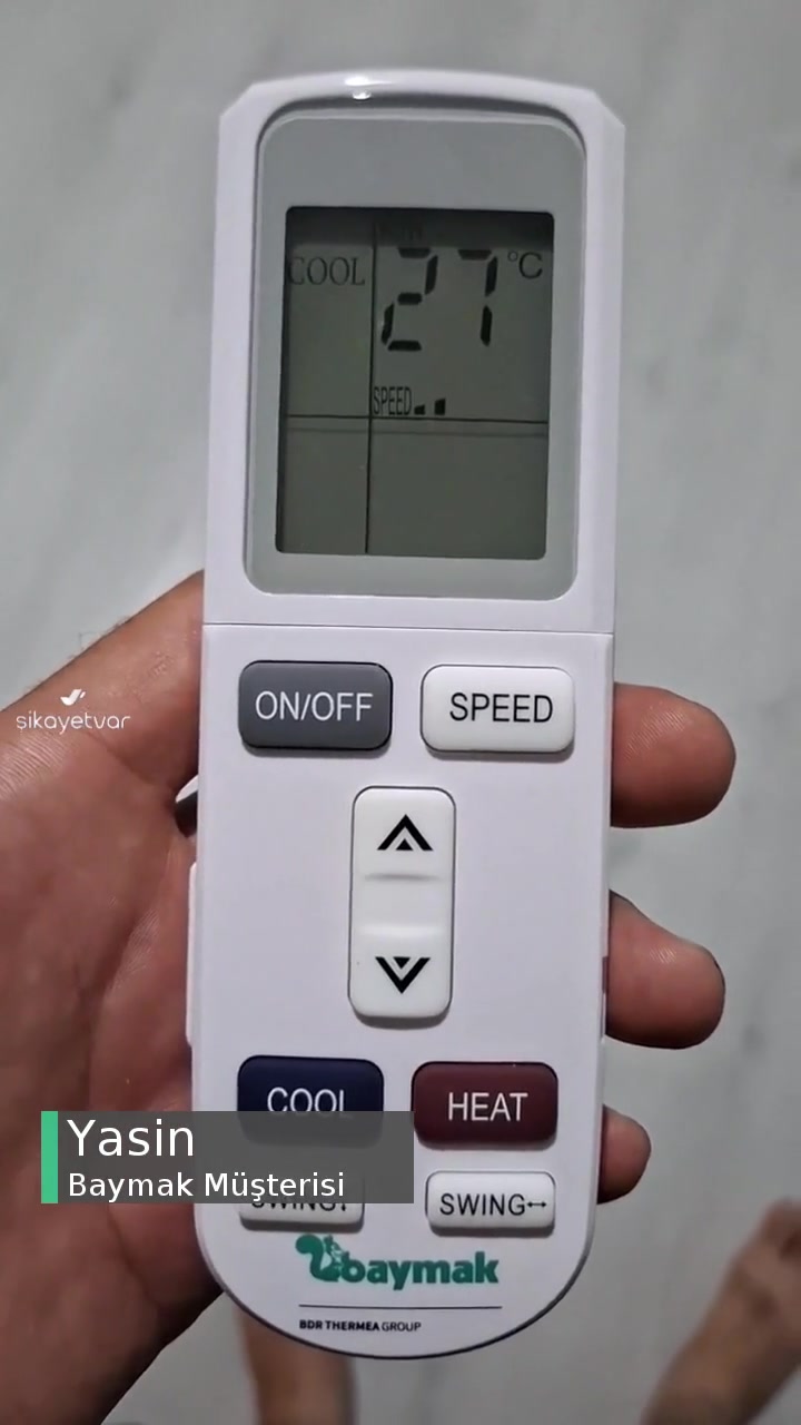 Baymak Klima Kumanda Tuş Aydınlatması! videonun kapak resmi