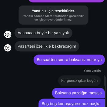 Siparişim Gönderilmedi Ücret İadem Reddedildi