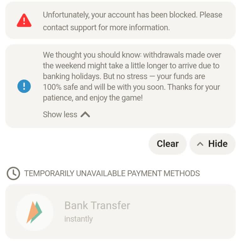 I Cannot Withdraw My Balance from My Parimatch Account