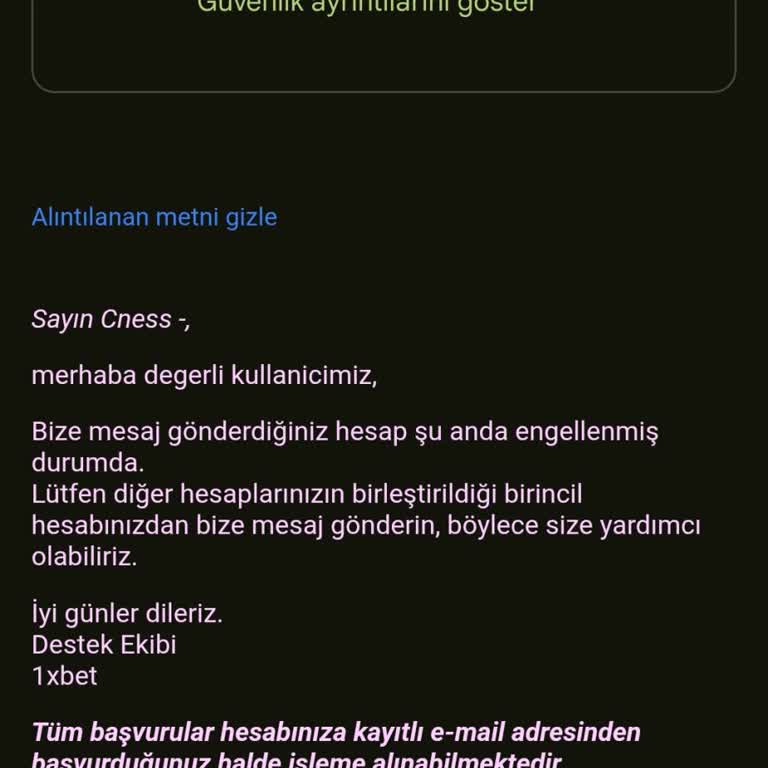 1xbet Hesabım Haksız Yere Kapatıldı, Param İade Edilmiyor