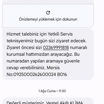Klimadan Gelen Yüksek Ses Ve Servis Hizmeti Eksikliği Nedeniyle Yaşanan Mağduriyet