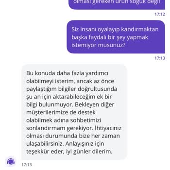 GetirYemek Siparişim Soğuk Ve Geç Geldi, Ücret İadesi Yapılmadı