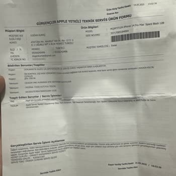 Garanti Süresinde Çözülemeyen Dokunmatik Arızası Nedeniyle Cihaz Değişimi Talebi