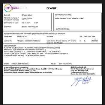 Yatırdığım Tutar Hesabıma Geçmedi, Mağduriyetim Sürüyor