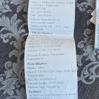 Yıllardır Çözülemeyen Soğutma Sorunu Ve Değişim Talebi: Altus Buzdolabında Süregelen Mağduriyet